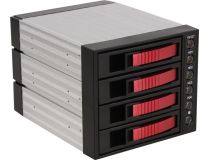 Procase A3-304-SATA3-RD  HotSwap корзина 4xSATA/SAS 2.5”/3.5”