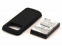 Усиленный аккумулятор для Nokia N97 (BP-4L, черная крышка)