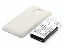 Усиленный аккумулятор для Samsung SM-G900F Galaxy S5, белый