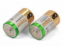 Батарейки щелочные GP LR20 (D) Super Alkaline, 1.5V (2 штуки)