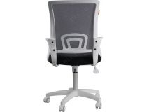  7017608 Офисное кресло Chairman 696 белый пластик TW-12/TW-04 серый N