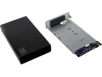 Gembird EE3-U3S-80 (EXT BOX для внешнего подключения 3.5 SATA HDD, USB3.0, Aluminum)+БП