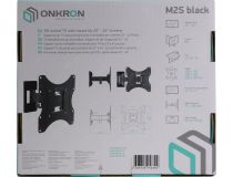 ONKRON M2S Black Универсальное поворотное крепление (VESA 100/200x100/200, 22-42 , 30кг)