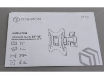 ONKRON M2S Black Универсальное поворотное крепление (VESA 100/200x100/200, 22-42 , 30кг)