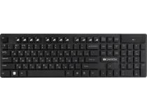 Клавиатура CANYON CNS-HKBW2-RU  Black USB беспроводная