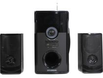 Колонки Hyundai H-HA280 (2x15W+Subwoofer 35W, дерево, USB, Bluetooth, SD, FM, ПДУ)