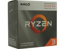 CPU AMD Ryzen 3 3200G BOX (YD3200C5)  3.6 GHz/4core/SVGA RADEON Vega 8/2+4Mb/65W Socket AM4