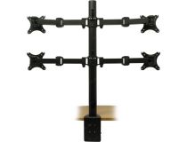 ONKRON D421E Black Настольный кронштейн для 4-х мониторов (VESA75/100, 10-32 , 4x4-10кг)