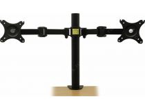 ONKRON D221E Настольный кронштейн для 2-х мониторов (VESA75/100, 10-32 , 2x10кг)