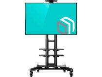ONKRON TS1552 Black Мобильная стойка для 1 ТВ 32-65 (VESA100-600x400, 1200-1500мм, 45.5кг)