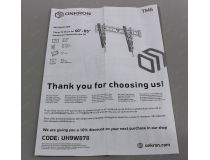 ONKRON TM6 наклонный кронштейн (VESA75/100/200/100x200/300/300x400/400/600x400, 40-65 , 36.4кг)