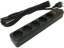 Сетевой фильтр 5bites SP5B-150 Black 5м ( 5 розеток )