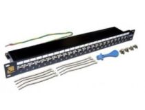 Patch Panel 19 1U STP 24 port кат.6A Lanmaster LAN-PPL24S6A 