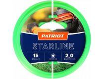 Леска для садовых триммеров Patriot Starline d=2мм L=15м (805201056)