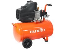 Patriot EURO 50-260 Компрессор поршневой (1800Вт, 8бар, 260л/мин, 50л)