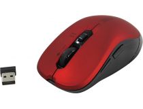 JETACCESS Comfort Wireless Optical Mouse OM-B90G Red  (RTL) USB 6btn+Roll, беспроводная