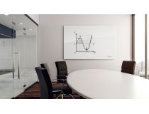 Cactus CS-GBD-65X100-UWT  Доска стеклянная магнитно-маркерная 65x100см