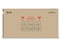 Cactus CS-GBD-65X100-UWT  Доска стеклянная магнитно-маркерная 65x100см