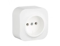 Legrand Quteo 782210 Розетка (2К, внеш., белый)