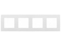 Legrand 672504 Рамка 4п БЕЛ ETIKA