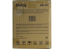 Колонки Dialog AB-03 (2х18W, дерево, USB, Bluetooth, FM)
