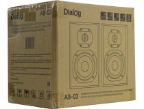 Колонки Dialog AB-03 (2х18W, дерево, USB, Bluetooth, FM)