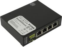 D-Link DIS-100G-5SW ,A1A  Неуправляемый коммутатор (4UTP 1000Mbps + 1SFP)