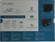 D-Link DWR-956 ,4HDB1E 4G LTE Router (4UTP 1000Mbps, 1WAN, 1FXS, 802.11ac/a/b/g/n, SIM slot,2x3dBi)