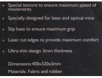 GameMax GMP-001 (коврик для мыши, 400x320x3мм)