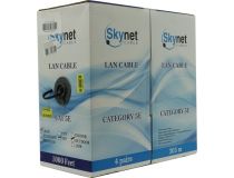 Кабель FTP 4 пары кат.5e бухта 305м SkyNet Light CSL-FTP-4-CU-OUT для внешней прокладки (13840)