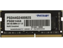 Patriot PSD44G240082S DDR4 SODIMM 4Gb  PC4-19200  CL17 (for NoteBook)
