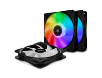 Deepcool DP-FA-RGB-CF120-3 CF120 (4пин, 120x120x25мм 3шт, 27дБ, 500-1500об/мин)