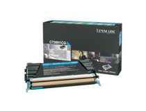 C736H1CG Lexmark C736, X736, X738 Cyan High Yield Return Programme Toner Cartridge (10K) 10,000 pages C736dn