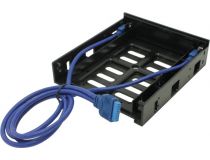 Exegate HD-2U3 (Крепление для 2.5 /3.5 HDD в отсек 5.25 , 2xUSB3.0) EX280445RUS 