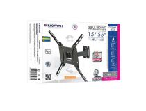 Kromax OPTIMA-403 Black Универсальное поворотное крепление (VESA75-400, 25кг)