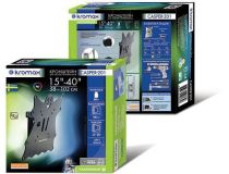 Kromax CASPER-201 Black  наклонный кронштейн (VESA75/100/200x100/200, 30кг)
