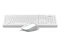 Клавиатура A4Tech Fstyler F1010 White (Кл-ра, USB,+Мышь,4кн, Roll, USB)