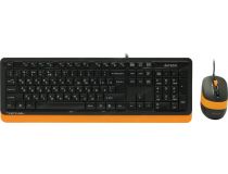 Клавиатура A4Tech Fstyler F1010 Orange (Кл-ра, USB,+Мышь,4кн, Roll, USB)