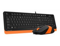 Клавиатура A4Tech Fstyler F1010 Orange (Кл-ра, USB,+Мышь,4кн, Roll, USB)