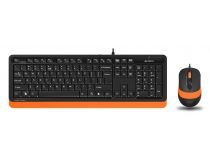 Клавиатура A4Tech Fstyler F1010 Orange (Кл-ра, USB,+Мышь,4кн, Roll, USB)