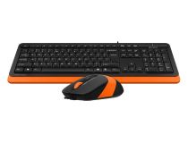 Клавиатура A4Tech Fstyler F1010 Orange (Кл-ра, USB,+Мышь,4кн, Roll, USB)