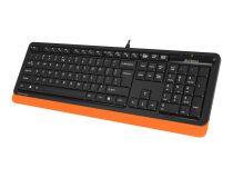 Клавиатура A4Tech Fstyler F1010 Orange (Кл-ра, USB,+Мышь,4кн, Roll, USB)