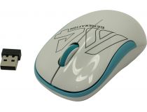 A4Tech V-Track Wireless Mouse G3-300N White+Blue (RTL) USB 3btn+Roll, беспроводная
