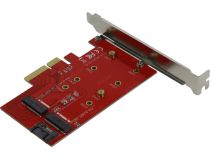 Orient C296E Адаптер M.2 M - PCI-Ex4/M.2 B - SATA (2230/2242/2260/2280)