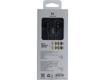 Наушники с микрофоном HARPER HV-803 Black (шнур 1.2м, с регулятором громкости)