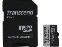 Transcend TS128GUSD350V microSDXC Memory Card 128Gb UHS-I U1 + microSD-- SD Adapter