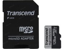 Transcend TS128GUSD350V microSDXC Memory Card 128Gb UHS-I U1 + microSD-- SD Adapter