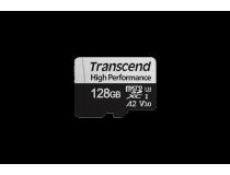 Transcend TS128GUSD330S microSDXC 128Gb UHS-I U3 V30 + microSD-- SD Adapter