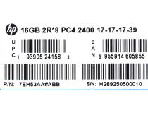 HP V2 7EH53AA DDR4 DIMM 16Gb  PC4-19200  CL17