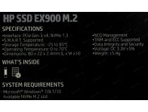SSD 250 Gb M.2 2280 M HP EX900  2YY43AA 3D TLC